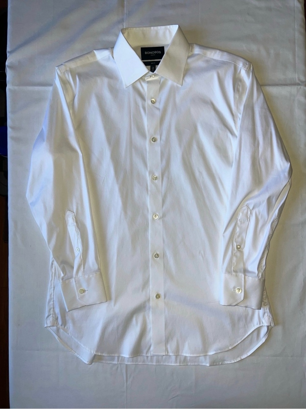 Bonobos White Dress Shirt Slim Fit 16 Neck 32